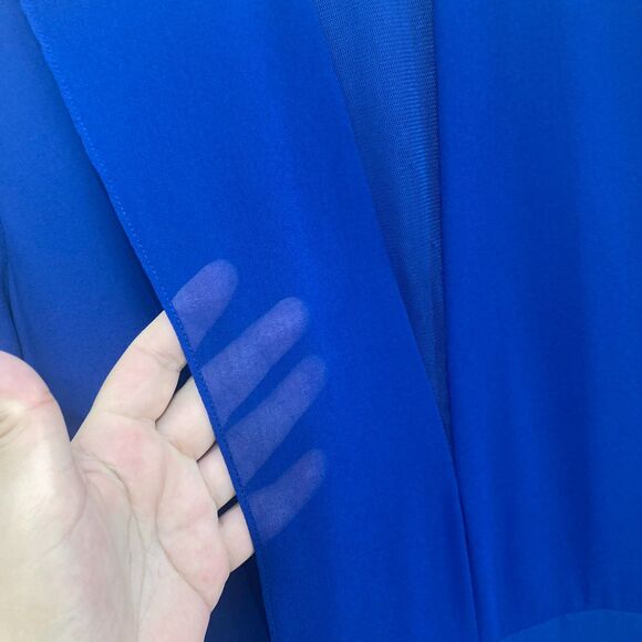 BCBGMAXAZRIA Marcee Royal Blue Wide-Leg Jumpsuit 6 - Picture 10 of 16